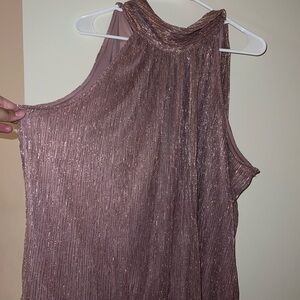Elegant Mauve Sleeveless shirt